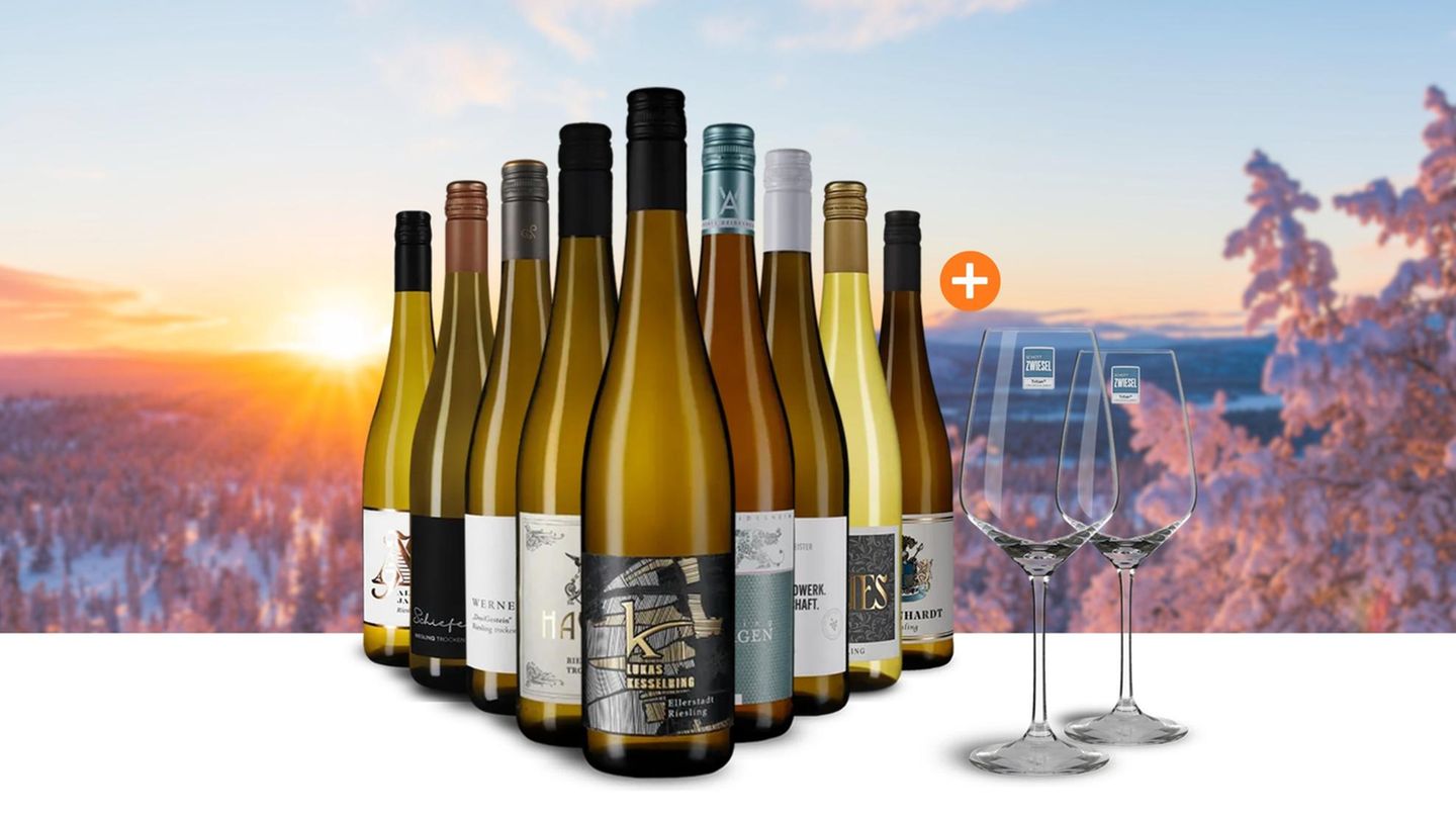 Riesling-Wein-Set von Vicampo