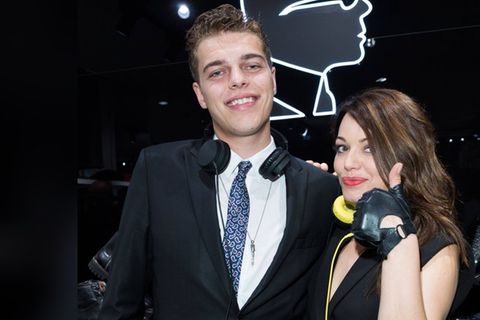 Otis Hagen mit seiner Schwester Cosma bei einem Event.