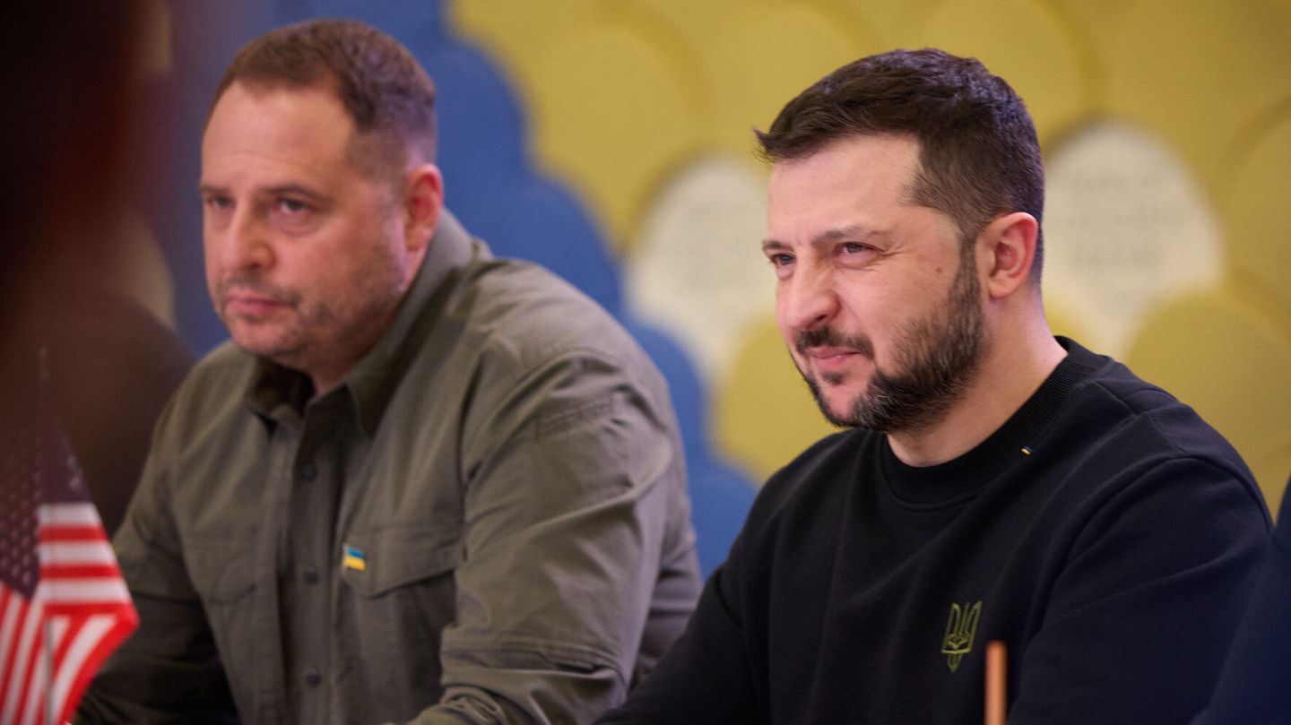 Andrij Jermak und Wolodymyr Selenskyj