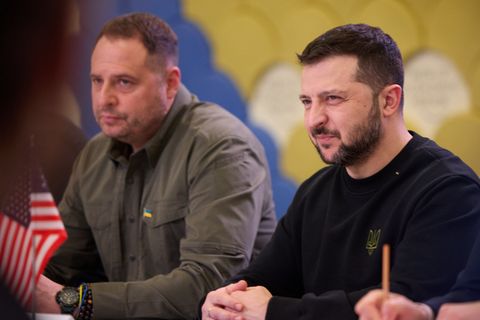 Andrij Jermak und Wolodymyr Selenskyj