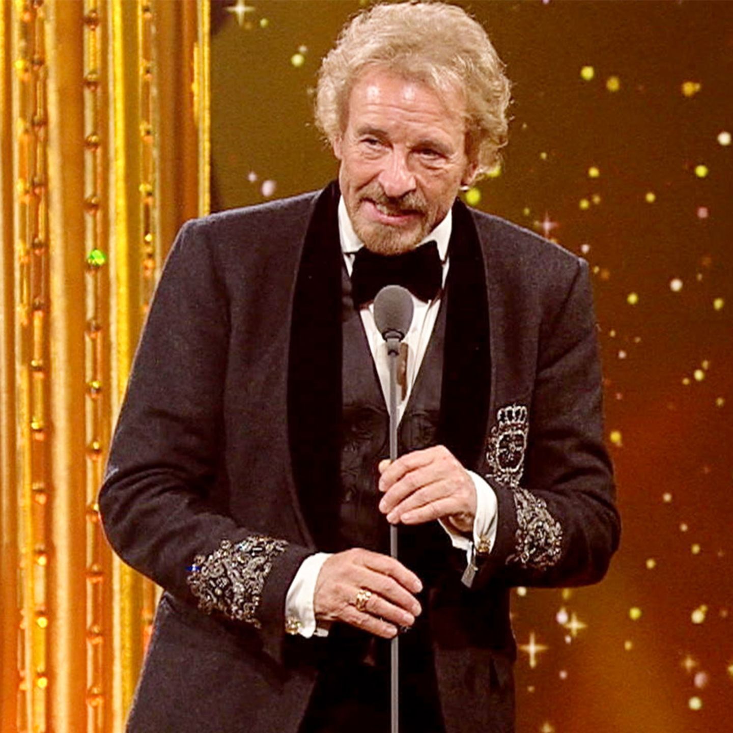 Wie Gottschalk sich durch seine wirre Rede stammelt