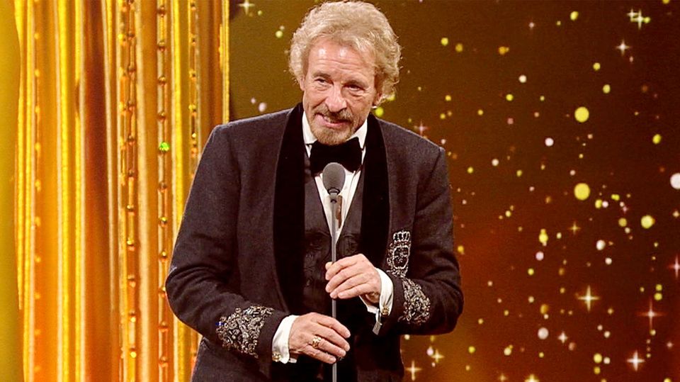 Wie Gottschalk sich durch seine wirre Rede stammelt