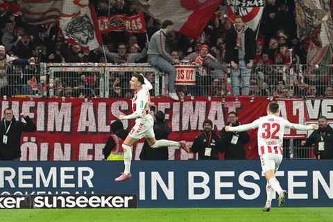 Kölner Jubel: Saïd El Mala hat dem FC in Bremen einen Punkt gerettet. Foto: Carmen Jaspersen/dpa