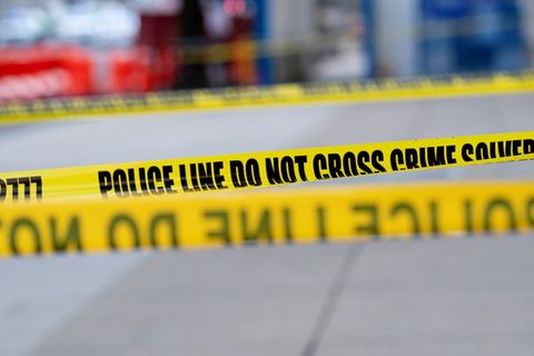 Absperrband der Polizei