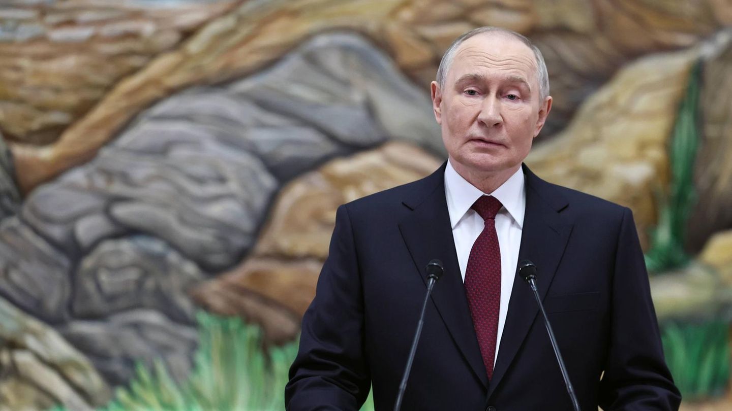 Russlands Präsident Putin in Bischkek