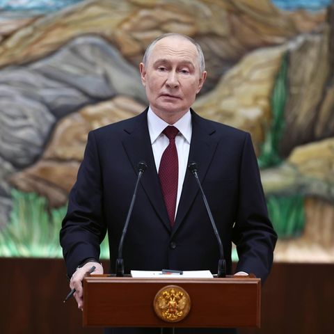 Russlands Präsident Putin in Bischkek