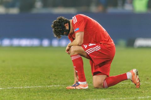 Ein frustrierter FCN-Kapitän Fabio Gruber nach der Niederlage. Foto: Andreas Gora/dpa