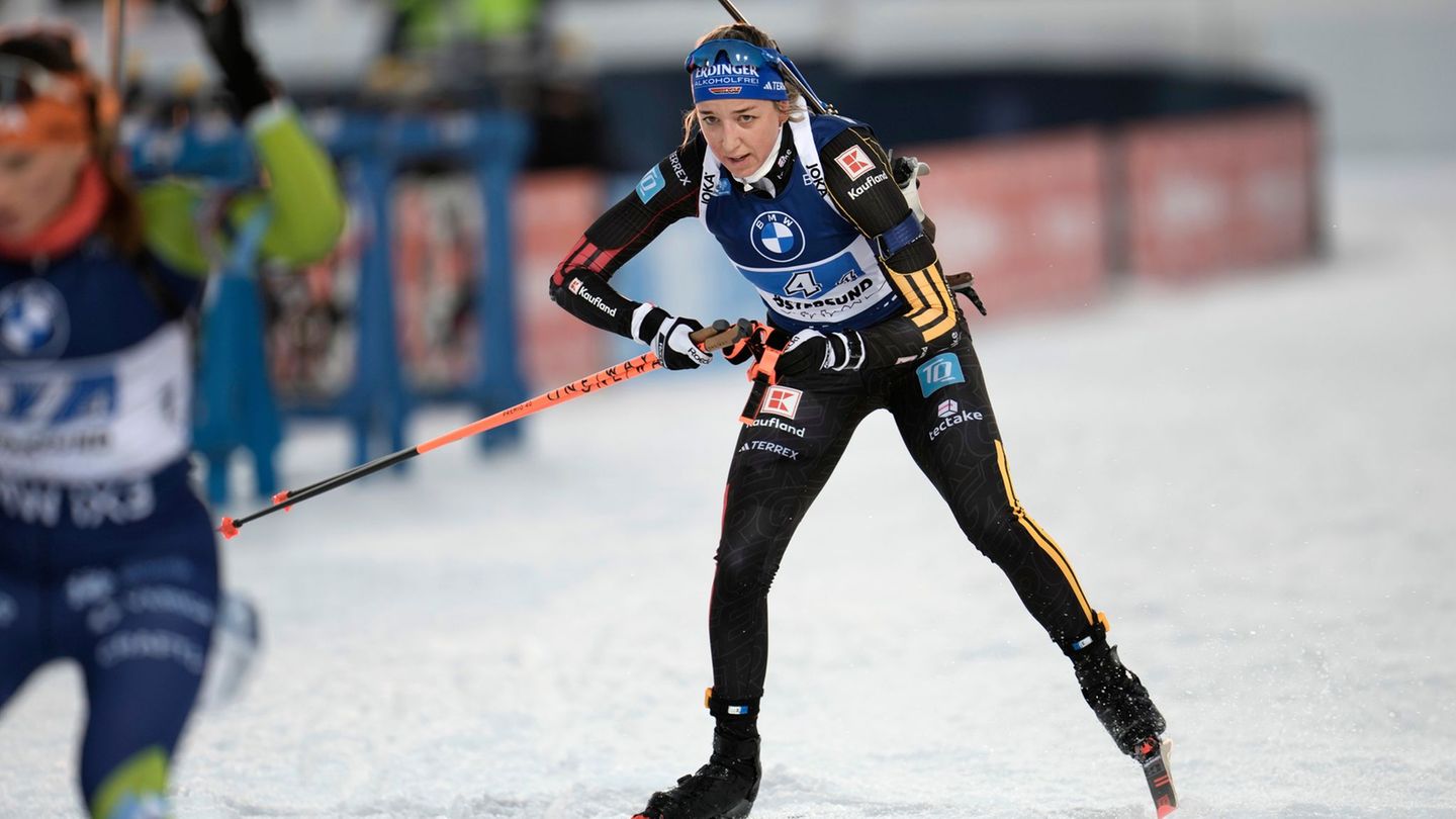 Franziska Preuß hatte sich den Saisonstart anders vorgestellt. Foto: Björn Larsson Rosvall/TT News Agency/AP/dpa