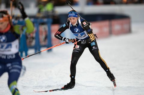 Franziska Preuß hatte sich den Saisonstart anders vorgestellt. Foto: Björn Larsson Rosvall/TT News Agency/AP/dpa