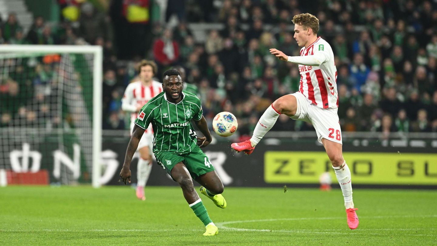 Victor Boniface war erneut kein Faktor im Bremer Spiel. Foto: Carmen Jaspersen/dpa