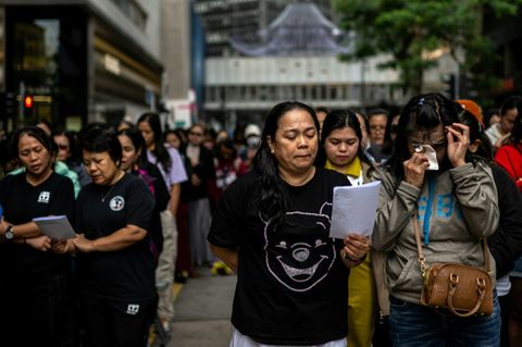 Philippinische Gemeinde in Hongkong betet für die Opfer