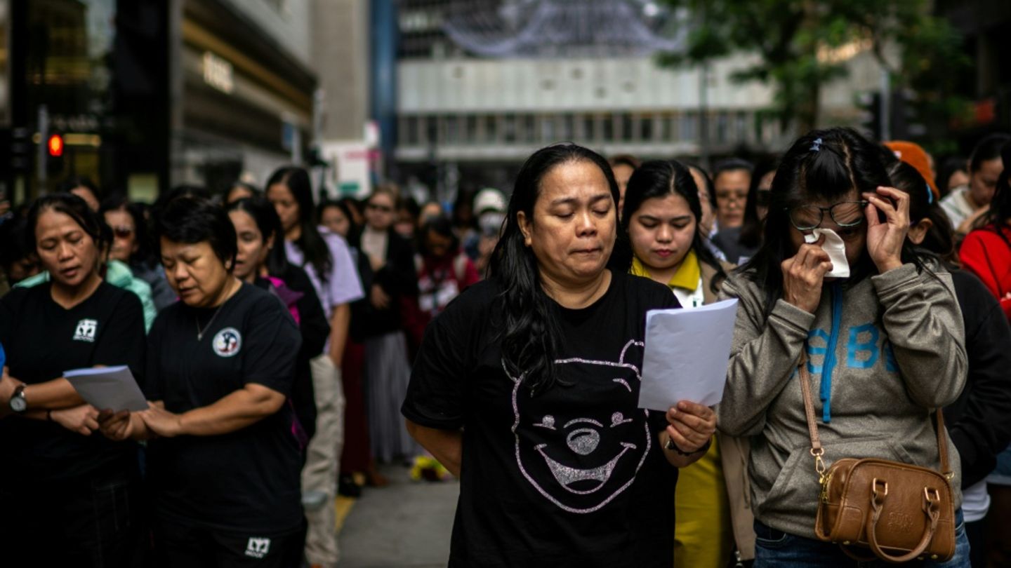 Philippinische Gemeinde in Hongkong betet für die Opfer