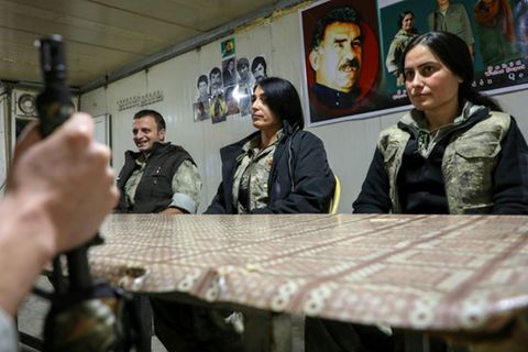 PKK-Vertreter in den Kandil-Bergen im Irak
