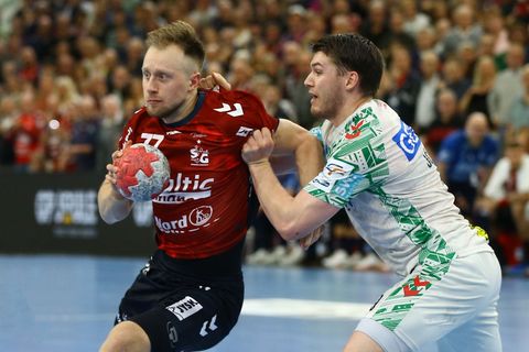 Luca Witzke wird SG Flensburg-Handewitt für den Rest der Saison fehlen. Foto: Michael Hundt/dpa