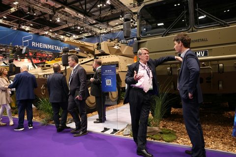 Rheinmetall auf Rüstungsmesse in London im September