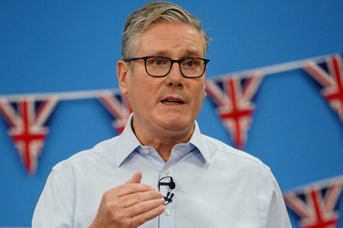 Großbritanniens Premier Keir Starmer vergangene Woche