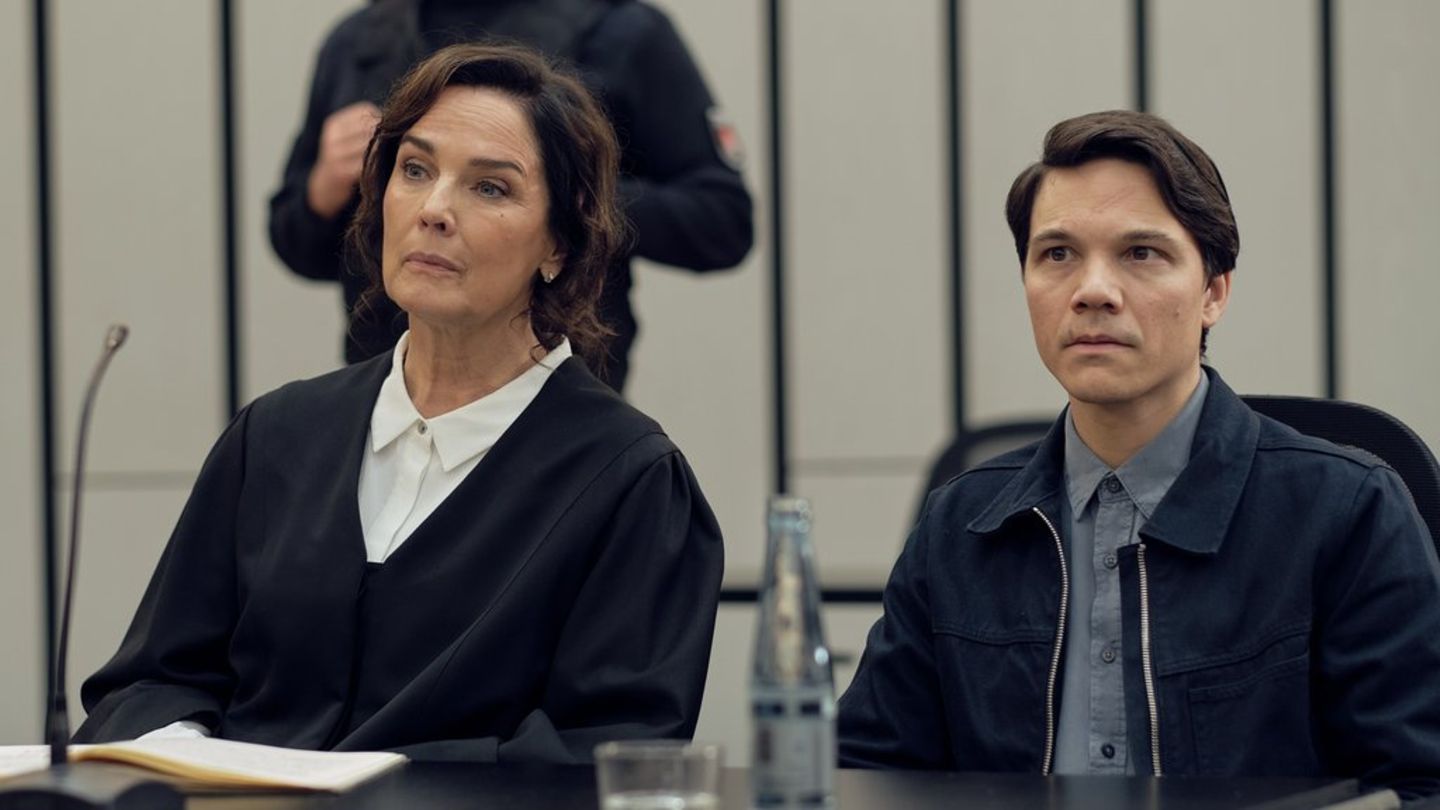 "Ein Fall für Conti - Der verlorene Sohn": Anna Conti (Désirée Nosbusch) vertritt ihren Mandanten Falk Klopfer (Sebastian Urze