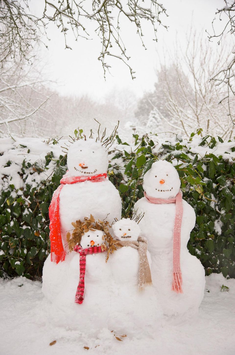 Geschenke 2 Mood mit Schneemann-Familie