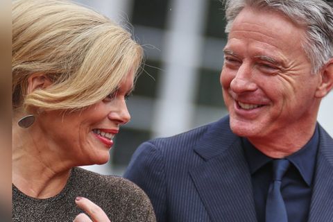Julia Klöckner und Jörg Pilawa strahlen bei ihrem ersten gemeinsamen Auftritt Anfang Oktober.