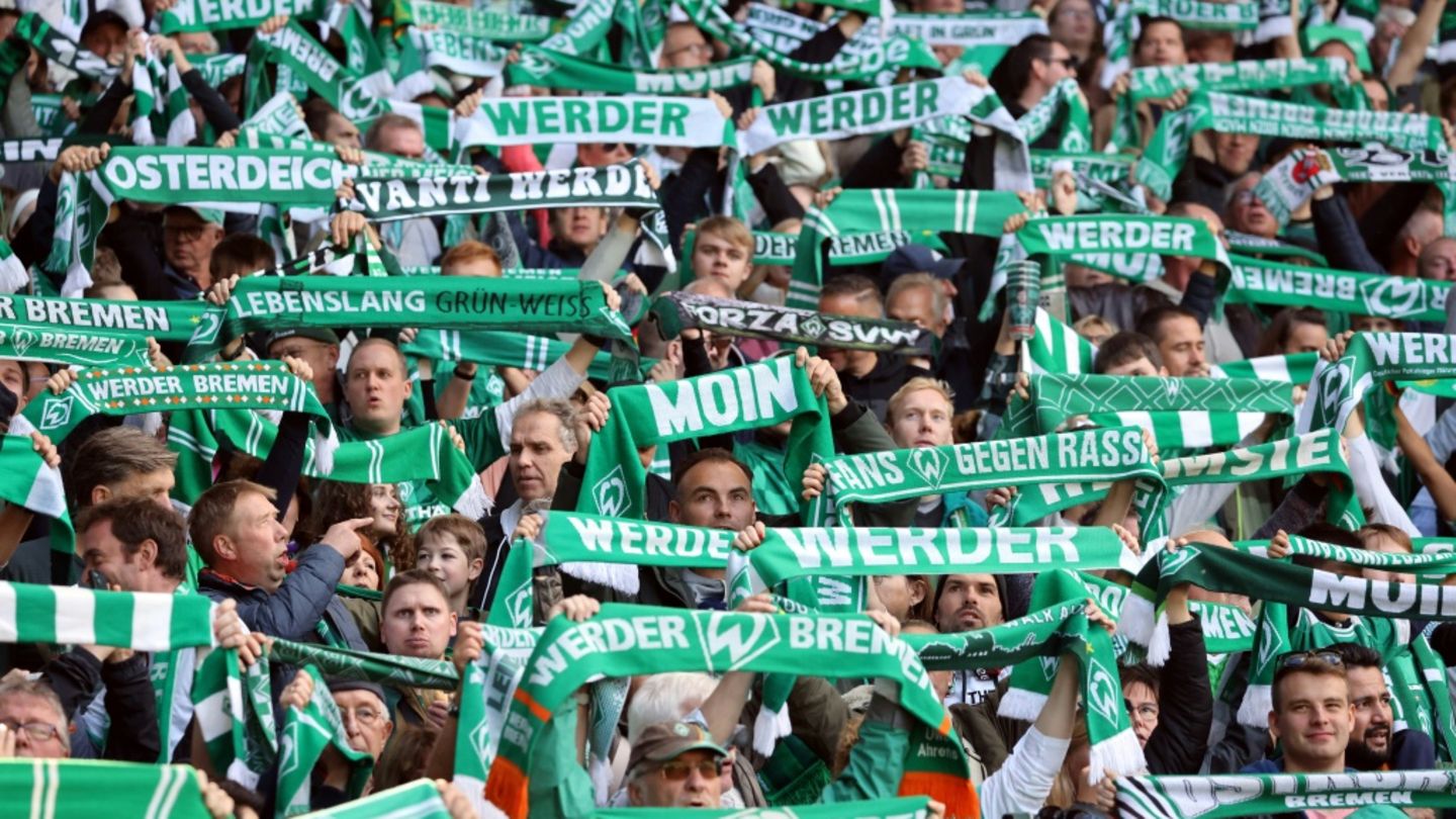 Fußballfans im Stadion