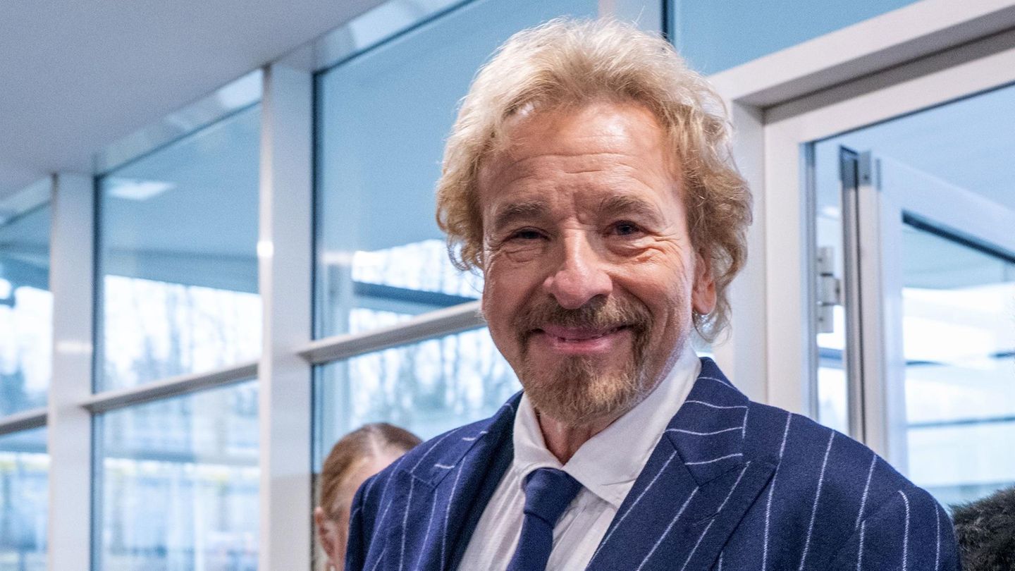 Thomas Gottschalk Ende November 2025 bei der Verleihung des "Menschen in Europa"-Awards
