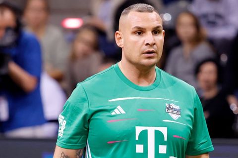 Pietro Lombardi beim Telekom Starkick 2025 im Telekom Dome.