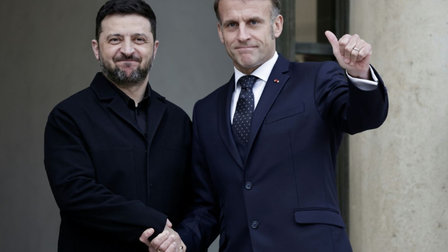 Wolodymyr Selenskyj und Emmanuel Macron