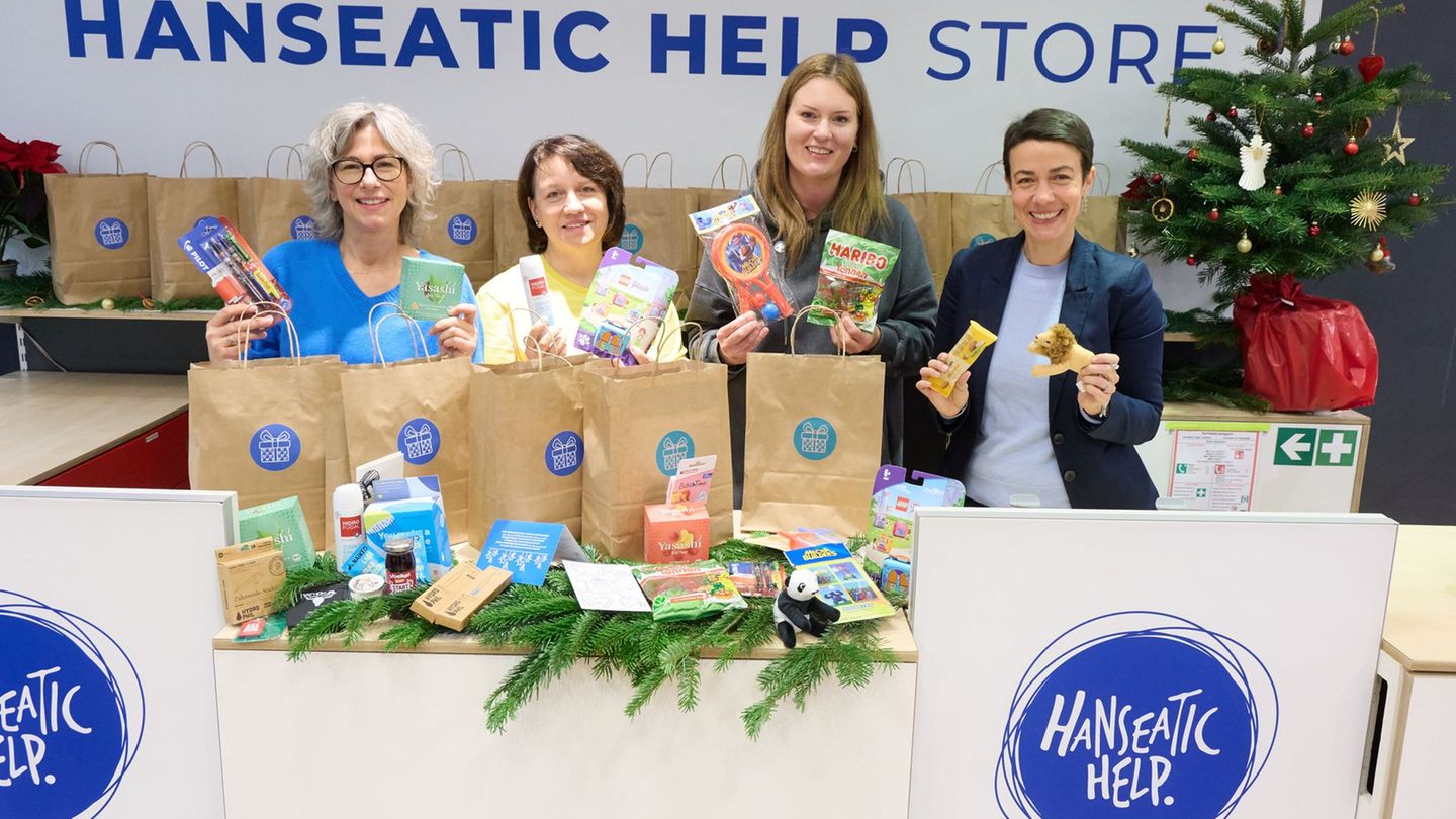 Die Weihnachtsaktion von Hanseatic Help soll Menschen mit geringem Einkommen Freude schenken. Foto: Georg Wendt/dpa