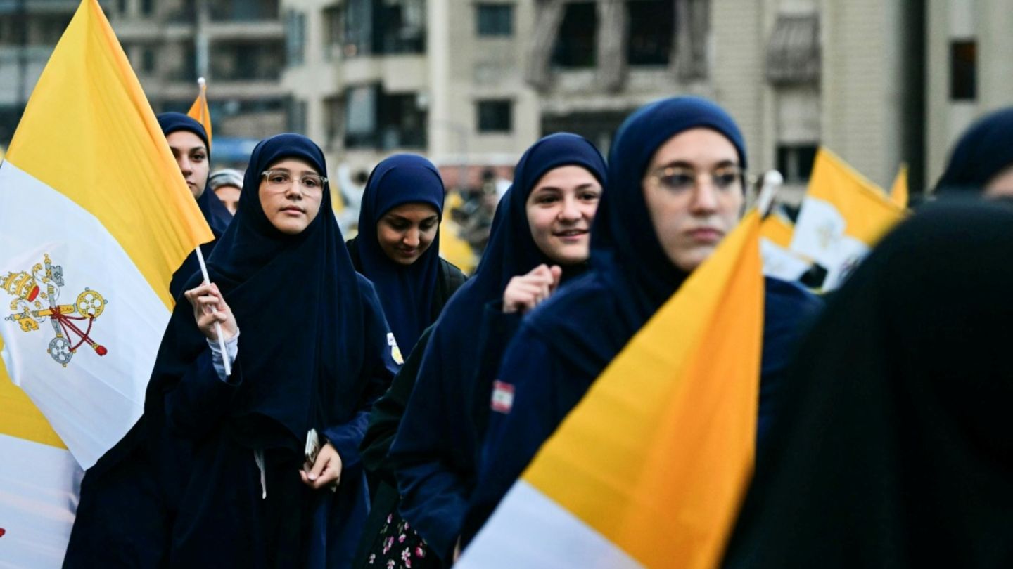 Warten auf den Papst