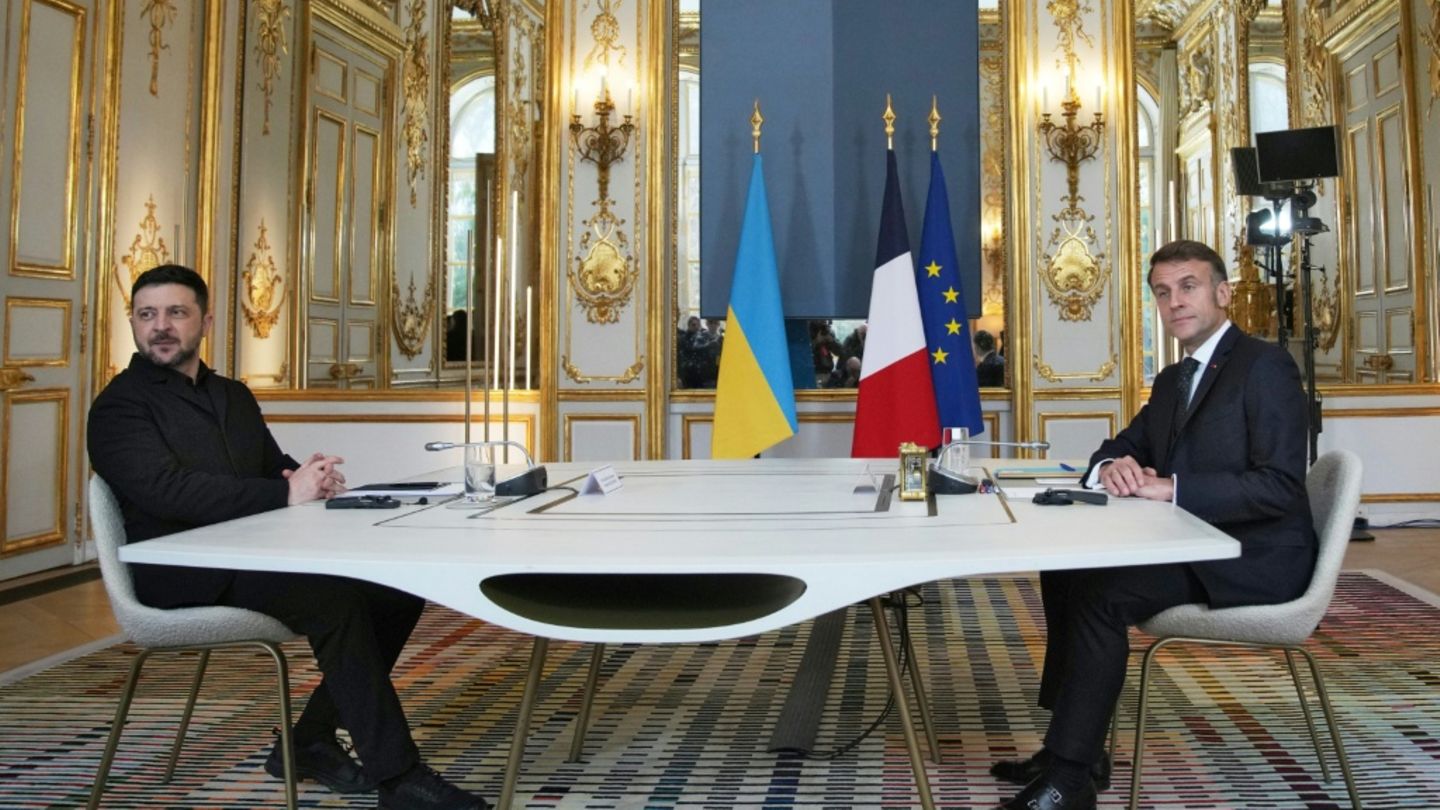 Emmanuel Macron und Wolodymyr Selenskyj