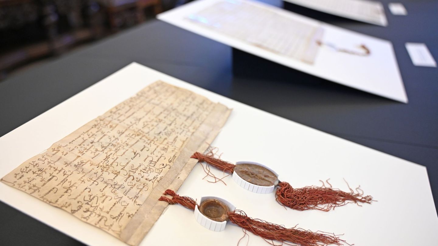 Unter den Urkunden sind unter anderem Papsturkunden sowie Papiere zu diplomatischen Bemühungen und kriegerischen Auseinandersetz