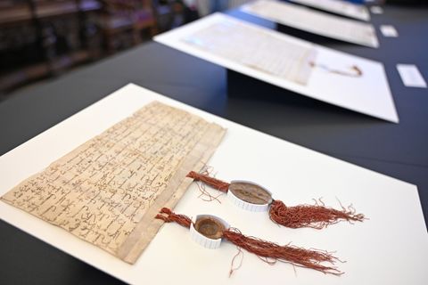 Unter den Urkunden sind unter anderem Papsturkunden sowie Papiere zu diplomatischen Bemühungen und kriegerischen Auseinandersetz