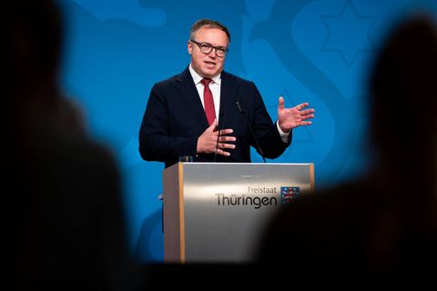 Thüringens CDU-Ministerpräsident Mario Voigt
