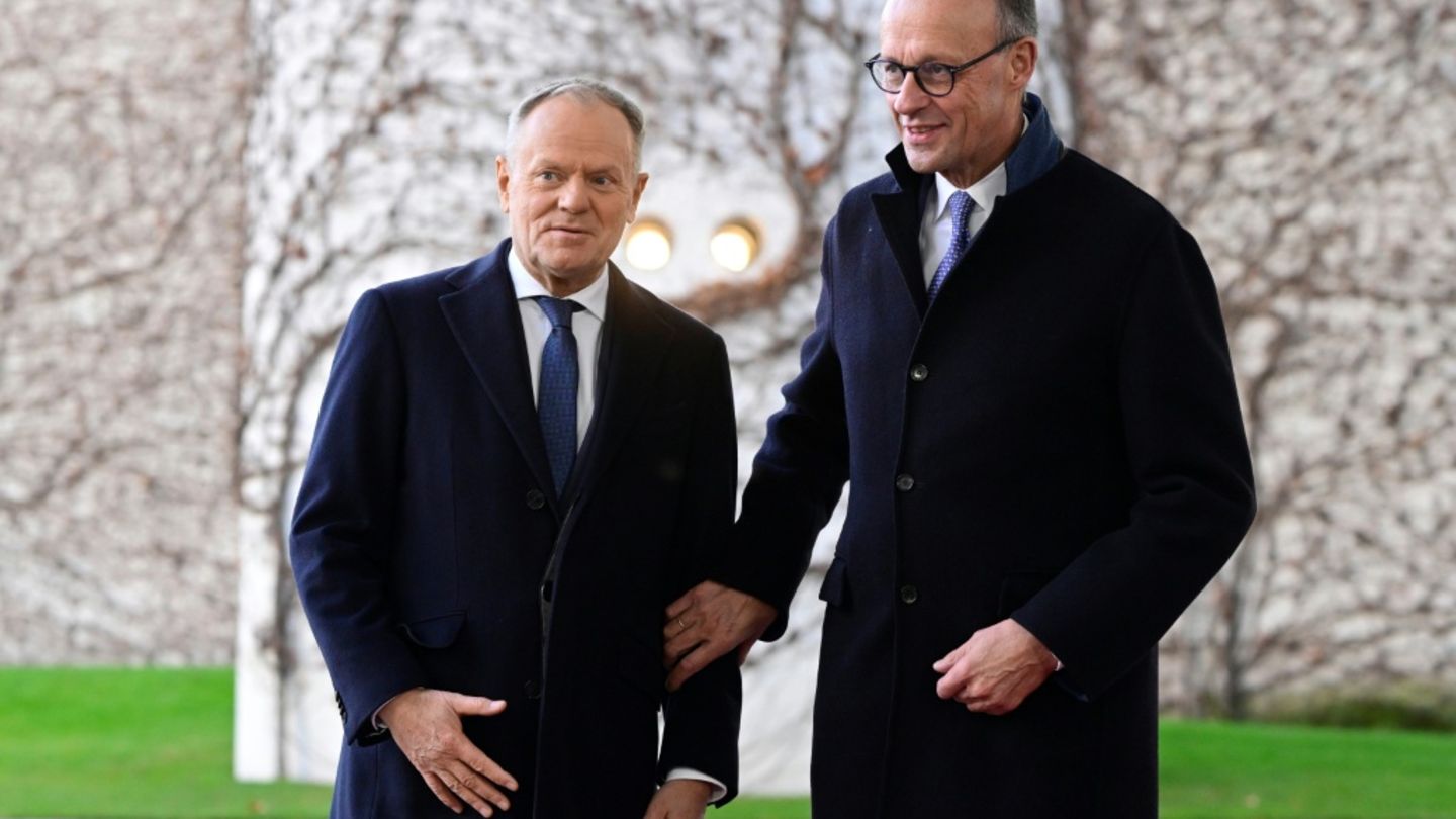 Regierungschefs Tusk und Merz