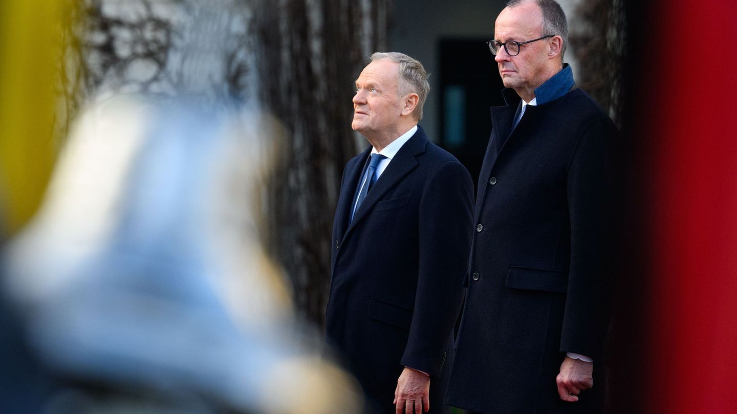 Bei Verteidigung und Ukraine einig, bei der Kriegs-Vergangenheit nicht. Foto: Bernd von Jutrczenka/dpa