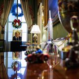 Spielzeug spielt dieses Jahr auch eine große Rolle bei der Dekoration