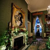 Der grüne Raum in seiner weihnachtlichen Pracht