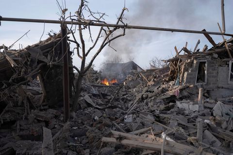 Die Bergarbeiterstadt Pokrowsk im Donezker Gebiet ist seit mehr als einem Jahr umkämpft und mittlerweile stark zerstört. (Archiv