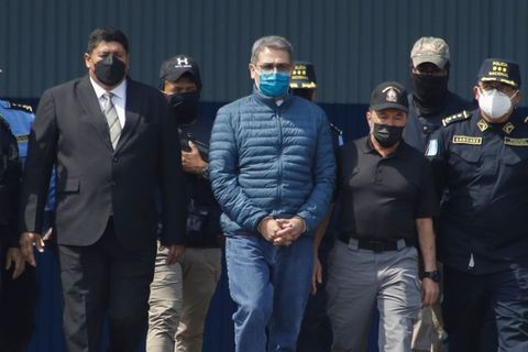 Trump will den als Drogendealer verurteilten Ex-Präsidenten von Honduras begnadigen Foto: Elmer Martinez/AP/dpa