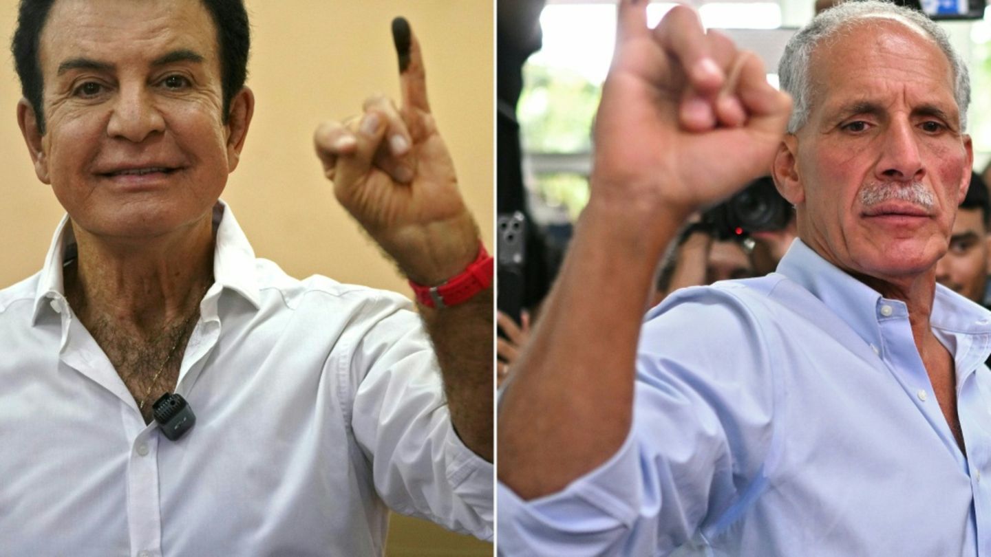 Salvador Nasralla (l.) und Nasry Asfura (r.)