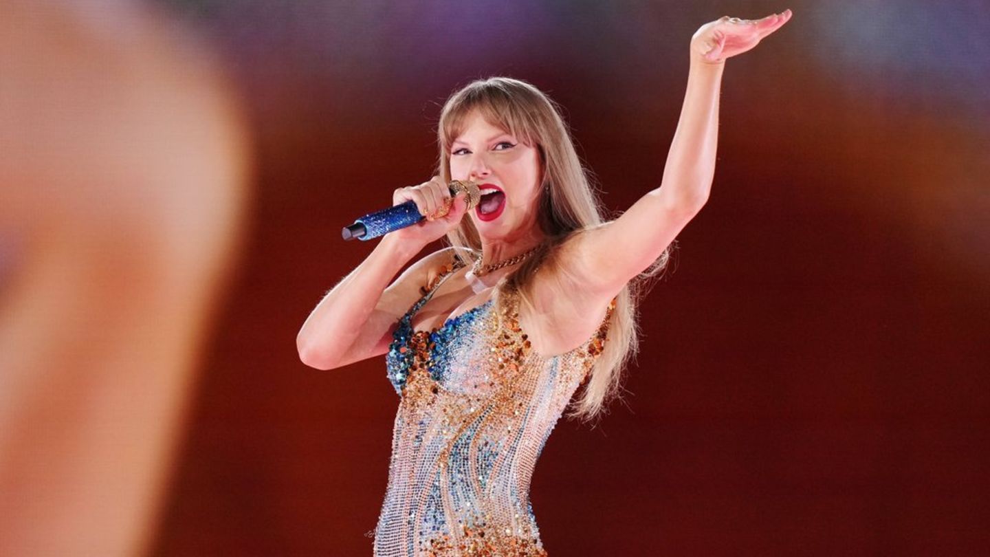 Taylor Swift bei einem Konzert der "Eras Tour".