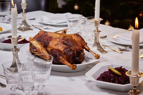 Weihnachtsmenü Gans