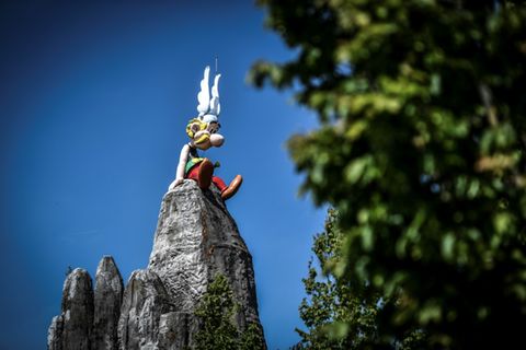 Figur im Asterix-Park im französischen Plailly