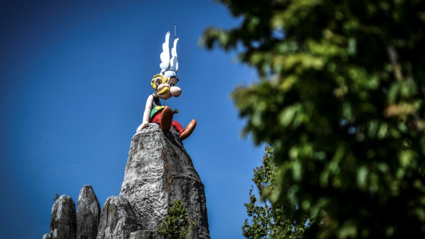 Figur im Asterix-Park im französischen Plailly