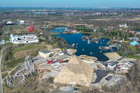 Der Freizeitpark Belantis bei Leipzig wird in einen Asterix-Park verwandelt (Archivbild). Foto: Jan Woitas/dpa