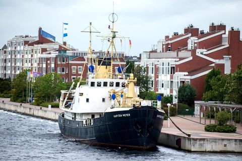 Im Innern des Museumsschiffs "Kapitän Meyer" hat es gebrannt. (Archivbild) Foto: Hauke-Christian Dittrich/dpa