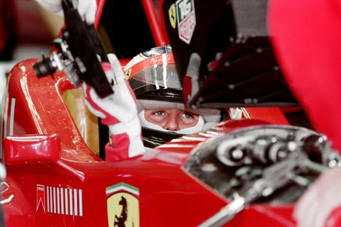 Michael Schumacher 1996 bei Training