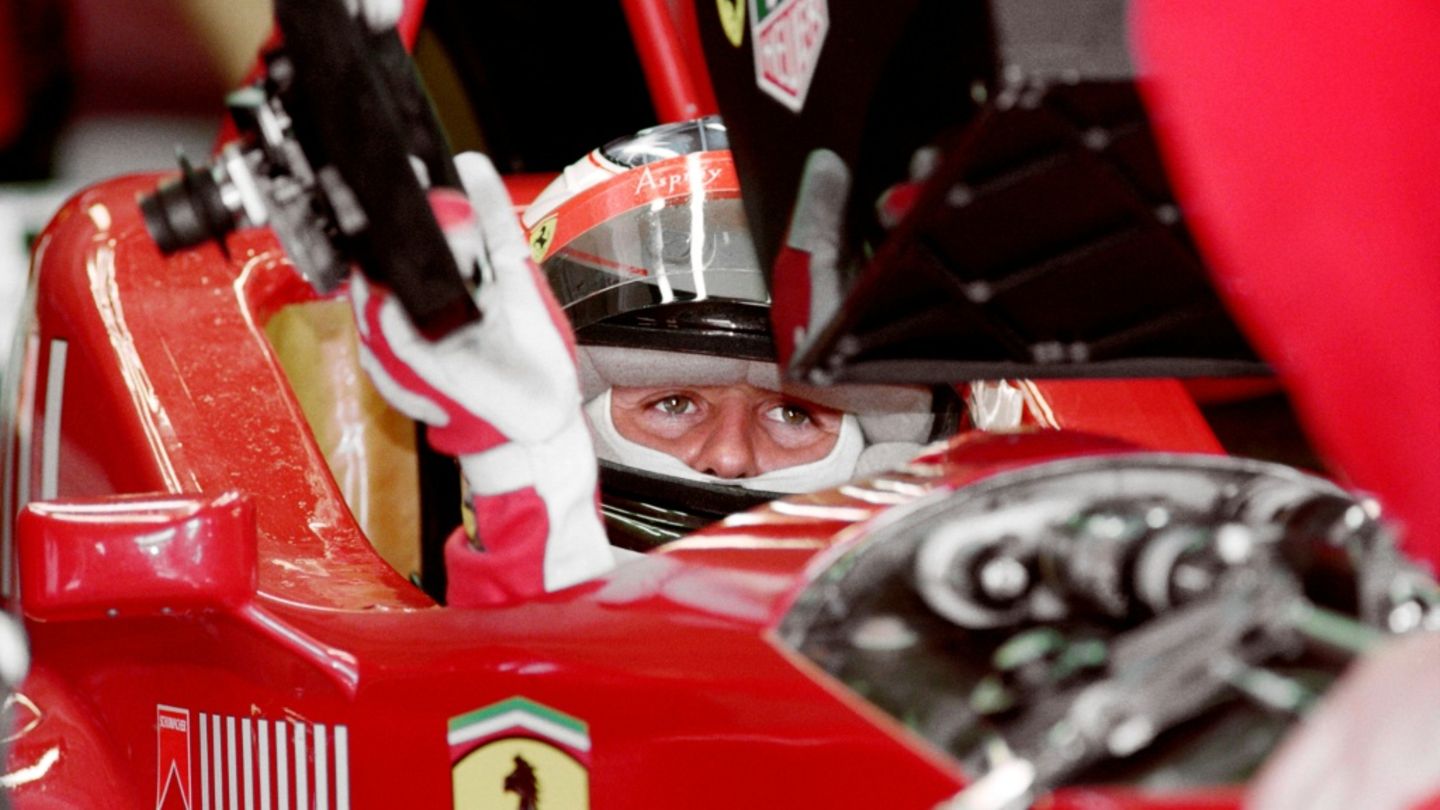 Michael Schumacher 1996 bei Training