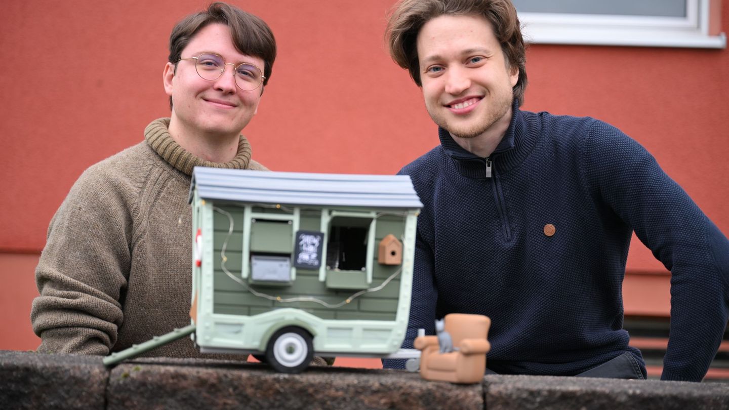 Die Videospiel-Entwickler David Zapfe-Wildemann (links) und Raven Rusch haben nach eigener Aussage viel Herzblut in das Projekt