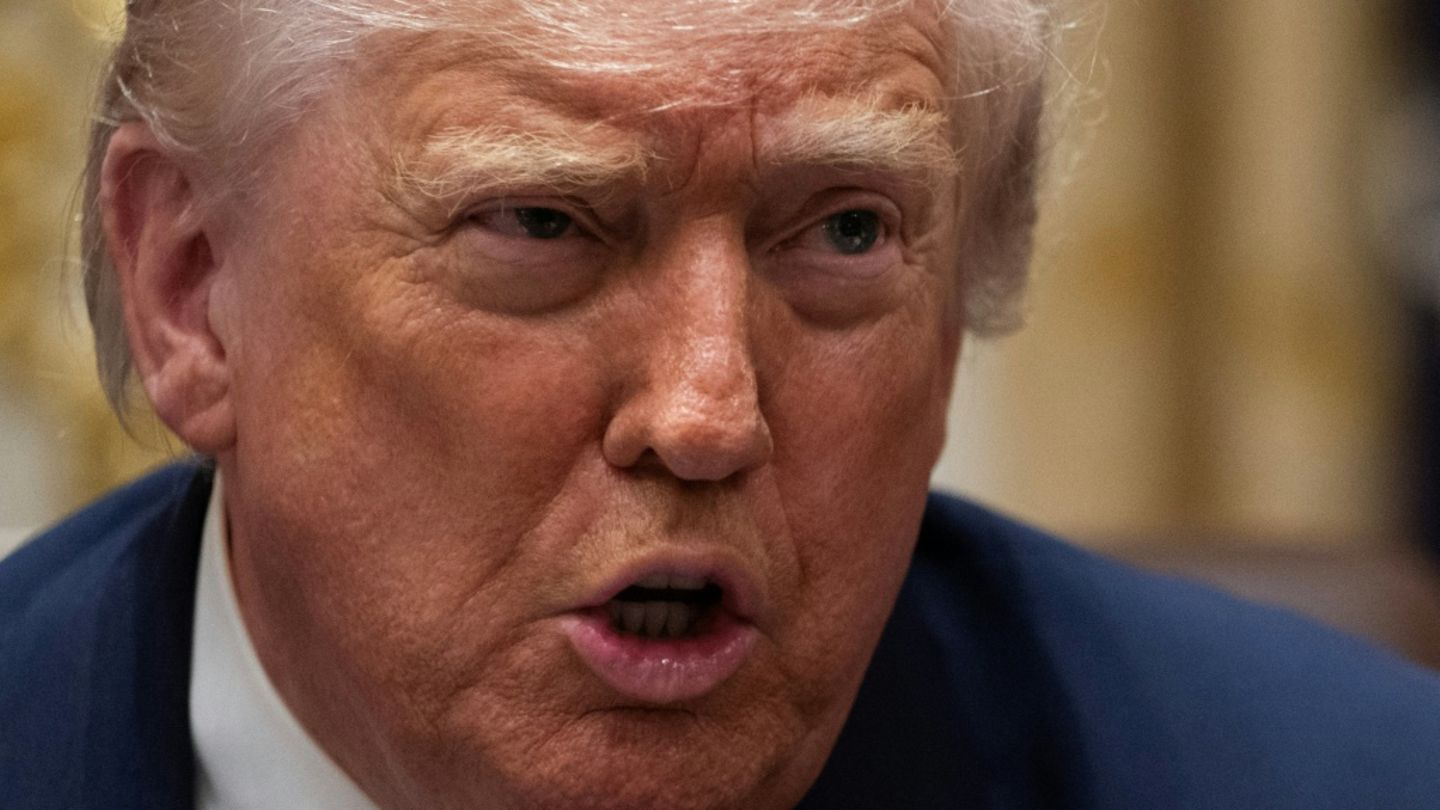 Donald Trump bei einer Kabinettssitzung im Weißen Haus